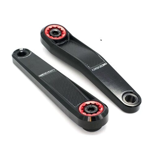 Lekkie Buzz Bars - Left Offset Square Drive 170mm V3.1 (black With Red Insert) Melbourne Powered Electric Bikes & More 