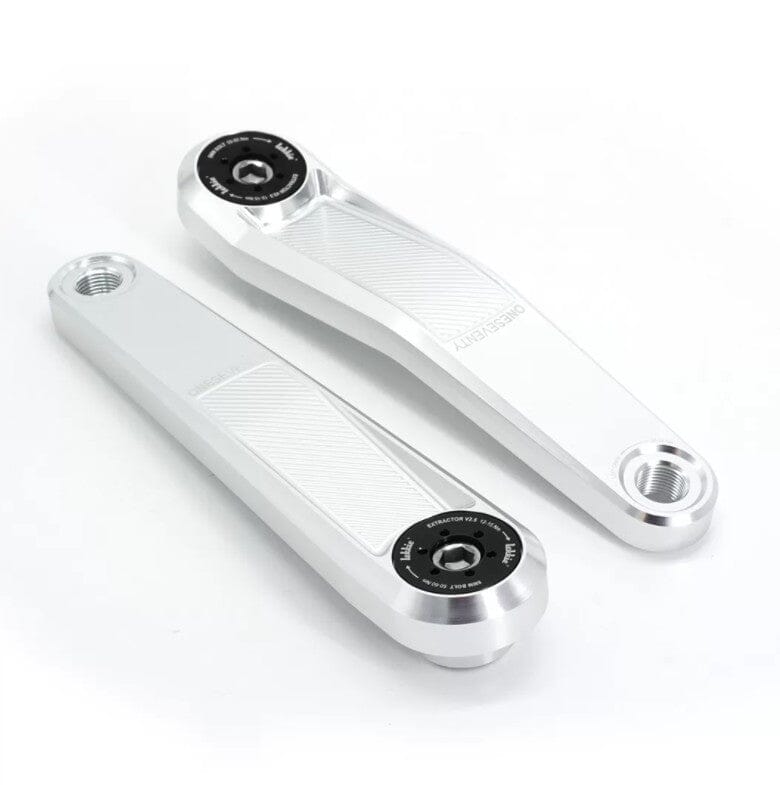 Lekkie Buzz Bars - Left Offset Square Drive 170mm V2.1 (silver With Black Insert) Melbourne Powered Electric Bikes & More 