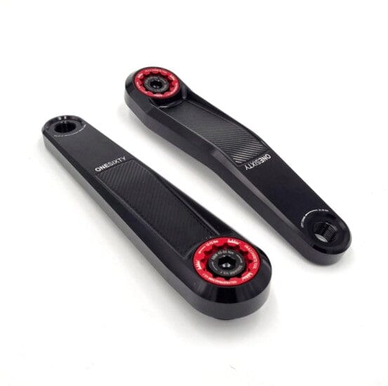 Lekkie Buzz Bars - Left Offset Square Drive 160mm V3.1 (black With Red Insert) Melbourne Powered Electric Bikes & More 
