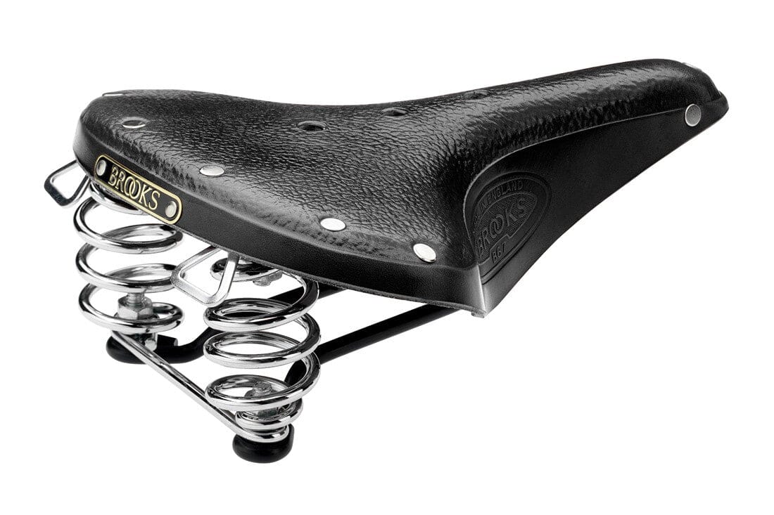 Brooks B67 Leather Saddle - Black Melbourne Powered Electric Bikes & More 