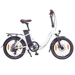 NCM Paris Folding E-bike FOLDING E-BIKES Melbourne Powered Electric Bikes 20 inch White 