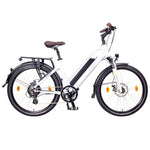 Ncm Milano Trekking E-bike STEP THRU E-BIKES Melbourne Powered Electric Bikes 26 inch White 