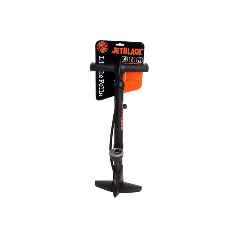 Jetblack Little Fella Floor Pump With 2-way Head Melbourne Powered Electric Bikes & More 