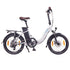 Ncm Paris Folding E-bike FOLDING E-BIKES Melbourne Powered Electric Bikes 20 inch Silver 