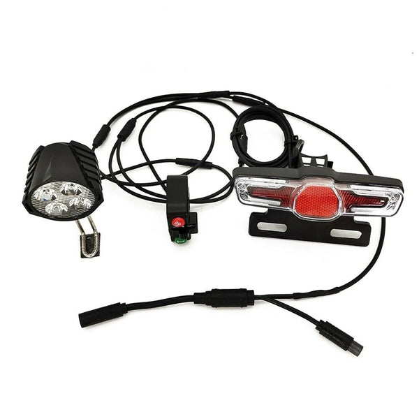 Bafang Bbs01/02 Bbshd Front And Rear Light Set With Turn Signals And Horn E-BIKE LIGHTS Melbourne Powered Electric Bikes 