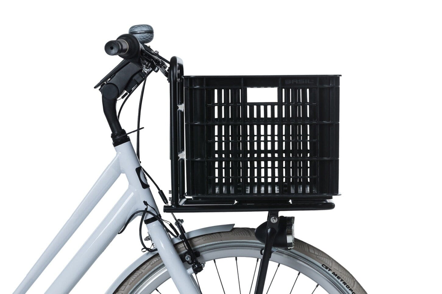 Basil Bicycle Crate Large BASKETS Melbourne Powered Electric Bikes 