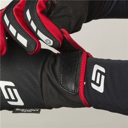 Bellwether Gloves Coldfront Black/red GLOVES Melbourne Powered Electric Bikes 