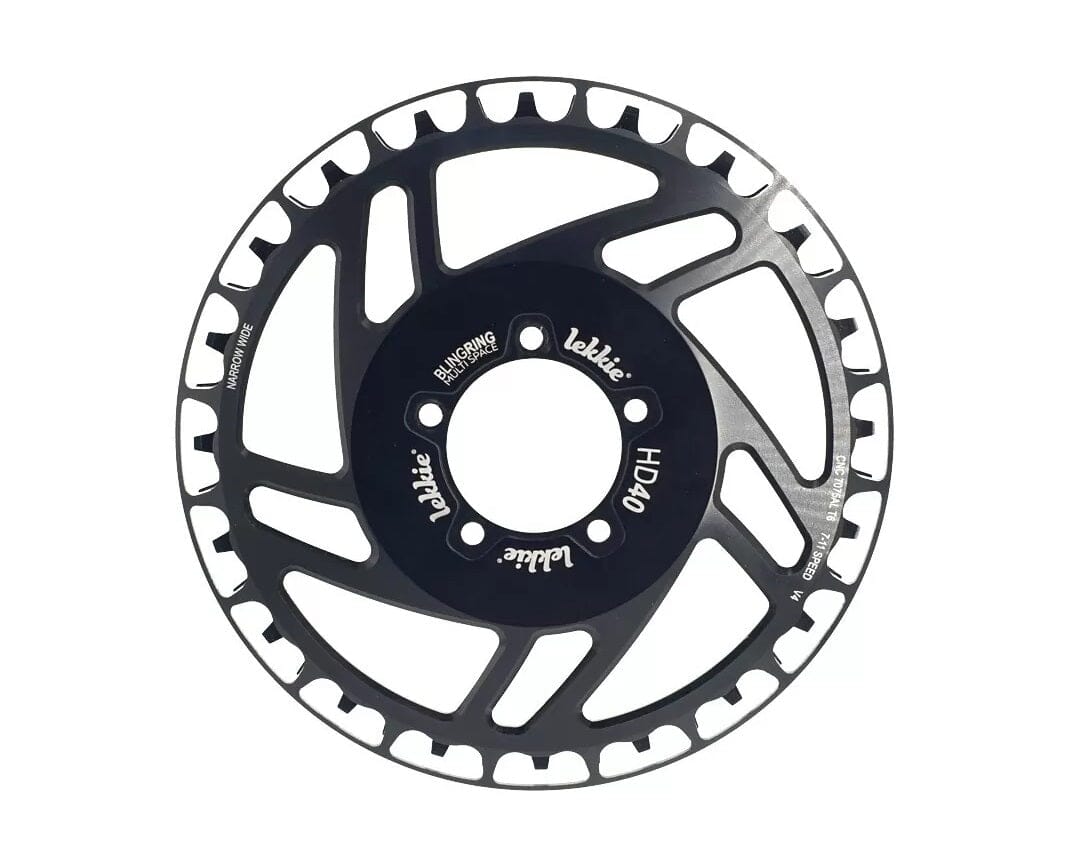 Lekkie Bling Ring Bbshd Blk 40t - Sprocket Only LEKKIE CHAIN RINGS & DRIVE COVERS Melbourne Powered Electric Bikes & More 