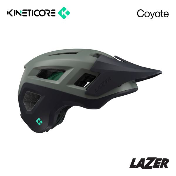 Lazer Coyote KinetiCore Helmet HELMETS Melbourne Powered Electric Bikes Small Matte Dark Green 