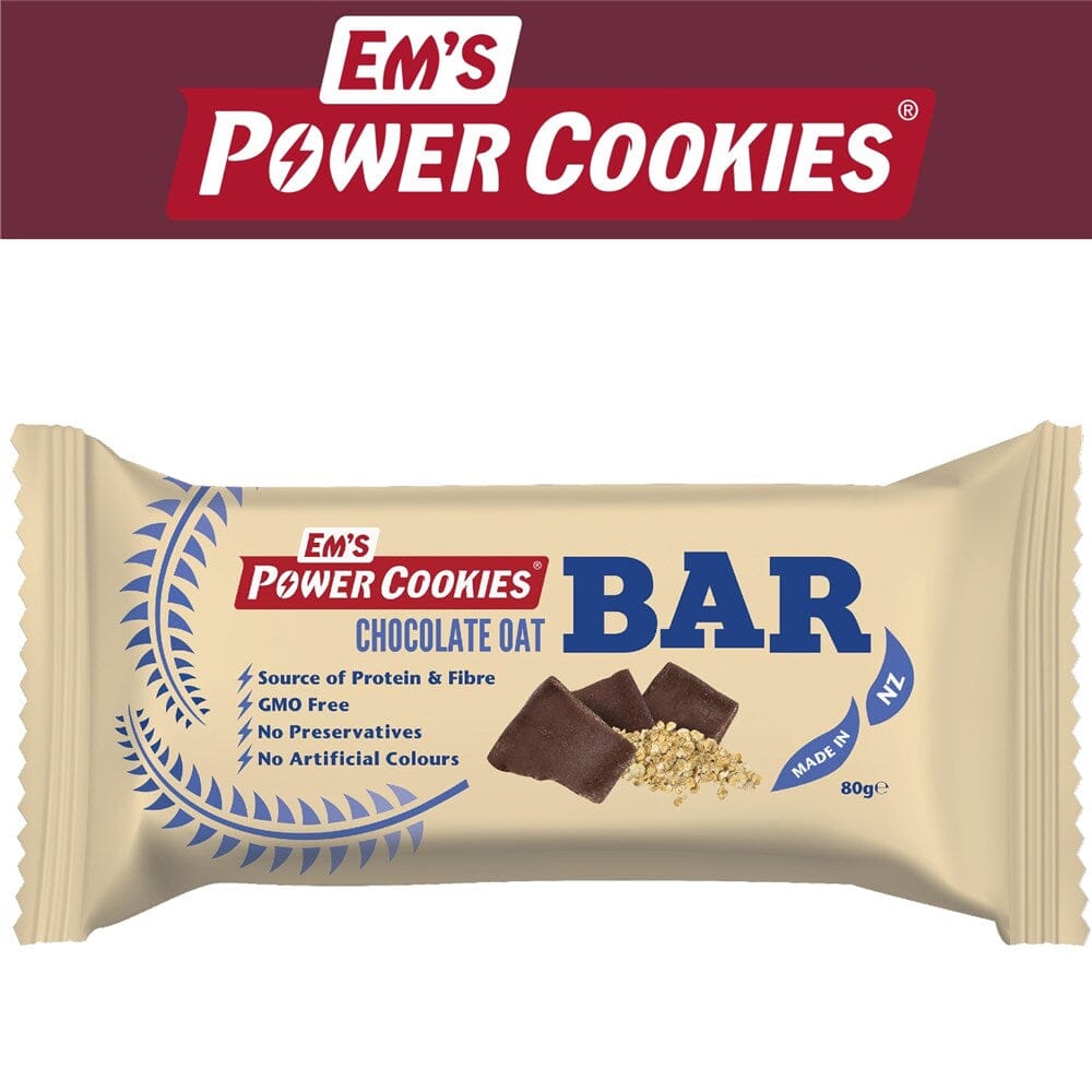 Em's Power Cookie Bar Chocolate Oat FOOD Melbourne Powered Electric Bikes 