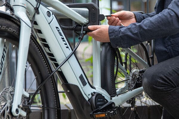 Hiplok Dx With 2m Cable Black LOCKS Melbourne Powered Electric Bikes 