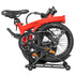 Icon E-micro Folding Electric Bike 16 Inch - Red E-BIKES Melbourne Powered Electric Bikes & More 
