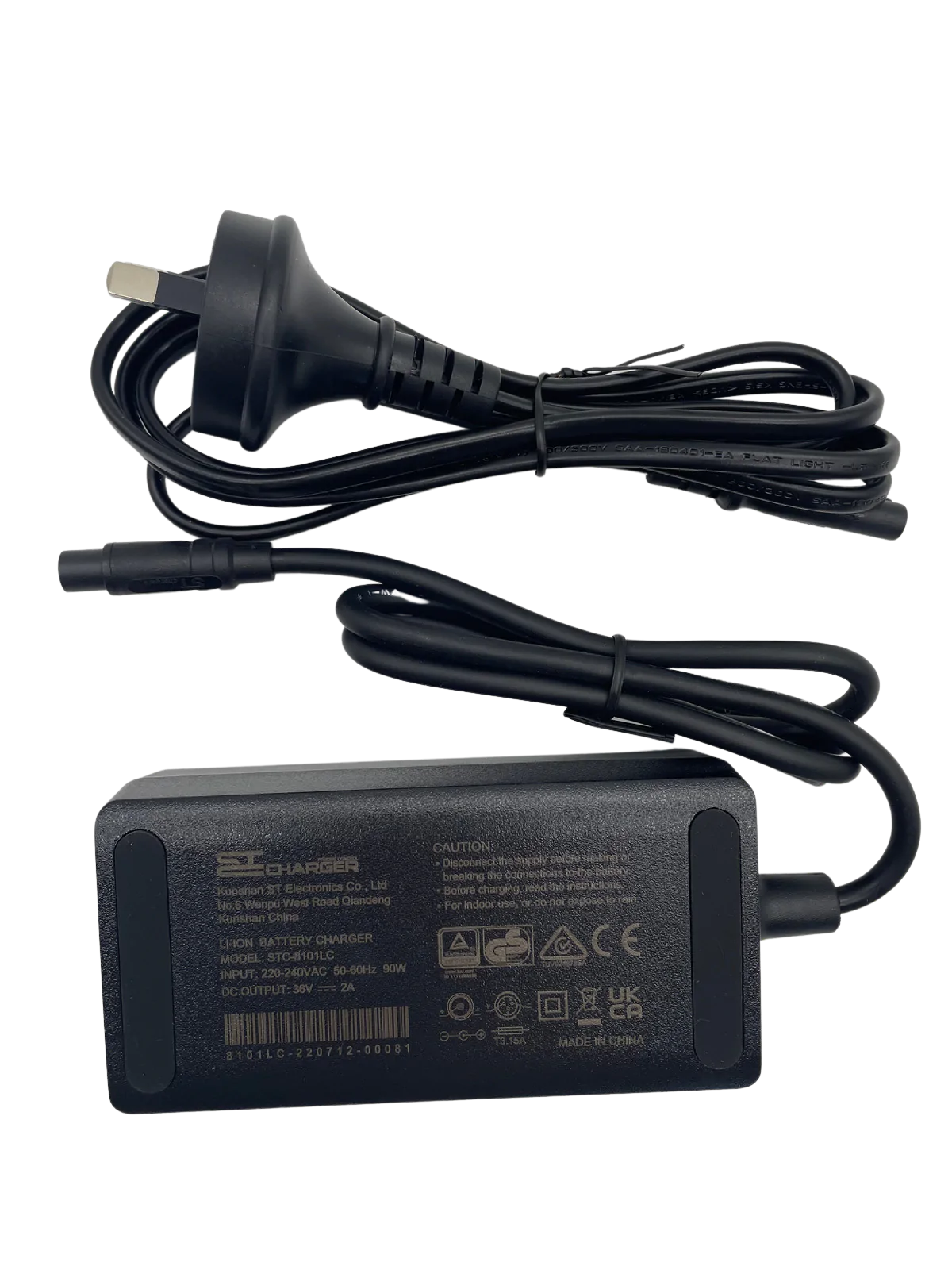 36v 2 Amp St Battery Charger BATTERY CHARGERS Melbourne Powered Electric Bikes 