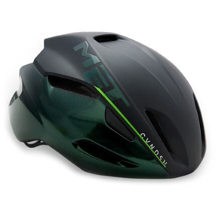 Met Manta Road Helmet Cavndsh Edition HELMETS Melbourne Powered Electric Bikes LG Black/Green 