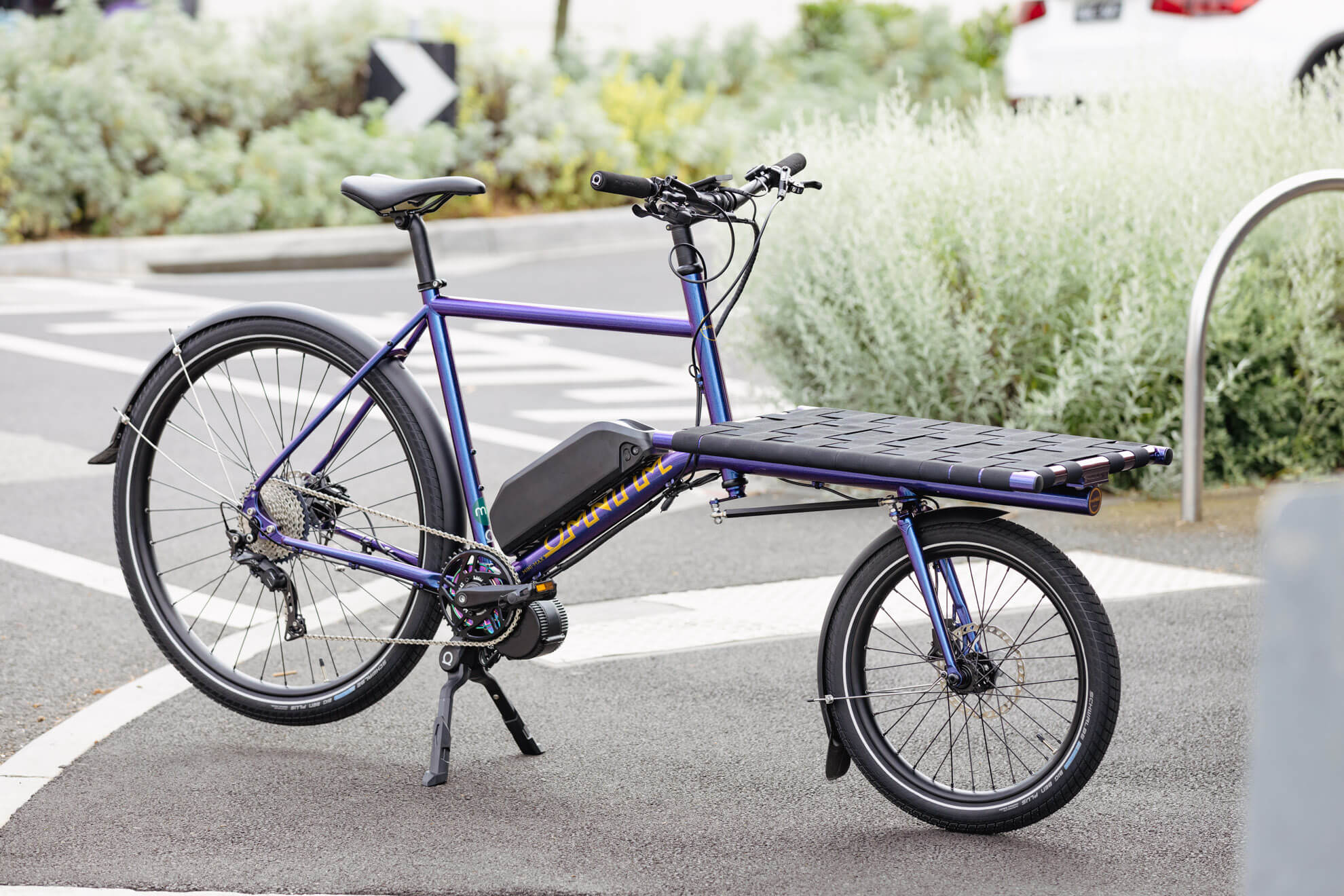 Omnium Electric Cargo Mini-max V3 with 750w Bafang Mid-Drive Motor Melbourne Powered Electric Bikes 