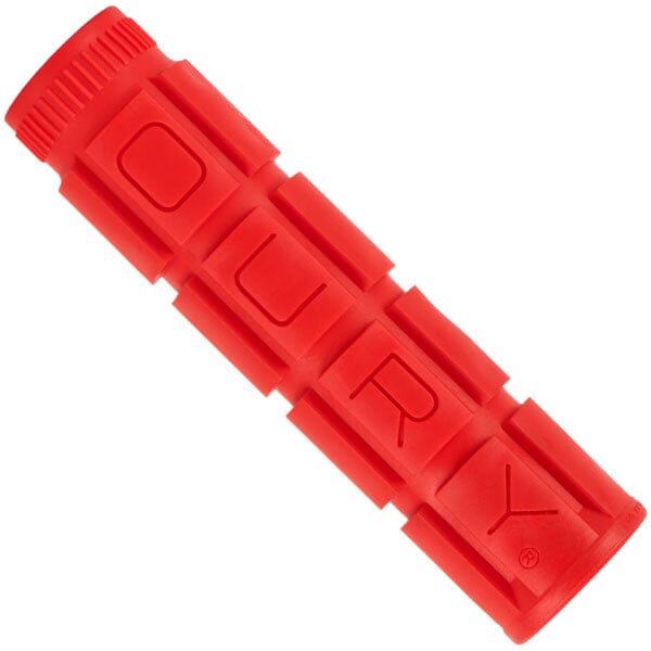 Oury Single Compound Slide On Grips V2 HANDLEBAR GRIPS Melbourne Powered Electric Bikes & More Red 