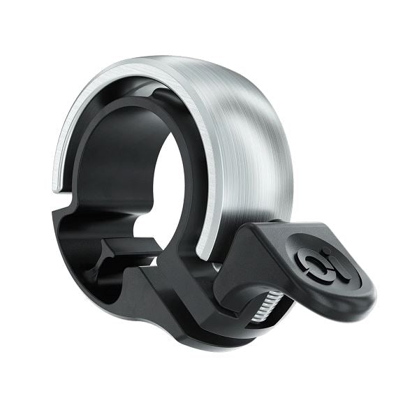 Knog Oi Classic Bell (80 Decibels) BELLS Melbourne Powered Electric Bikes Silver Small 
