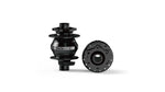 Shutter Precision Dynamo Hub PD-6 - 15mm Thru Axle/ QR axle - 6 Bolt Disc Brake - 100mm OLD DYNAMO HUBS Melbourne Powered Electric Bikes Black 32H 