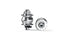 Shutter Precision Dynamo Hub PL-6 - 15mm thru axle - 100mm OLD DYNAMO HUBS Melbourne Powered Electric Bikes Silver 24H 