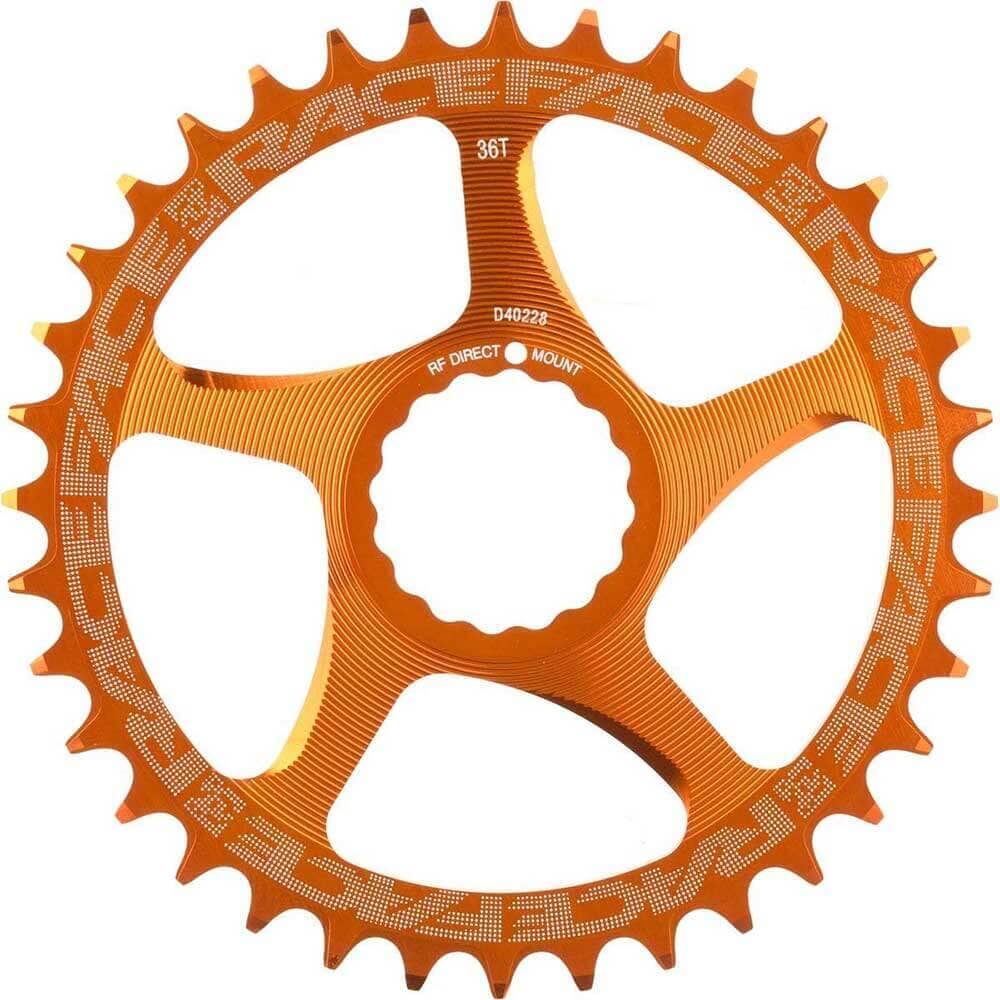 Race Face Cinch Direct Mount Chain Ring Narrow-wide Chainring CHAINRINGS Melbourne Powered Electric Bikes 32T Orange 
