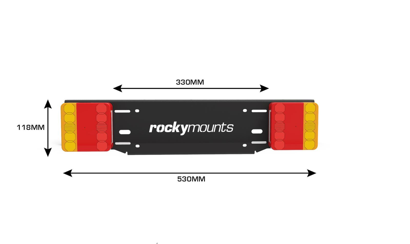 Rocky Mounts Led Licence Plate Holder CAR RACKS Melbourne Powered Electric Bikes 