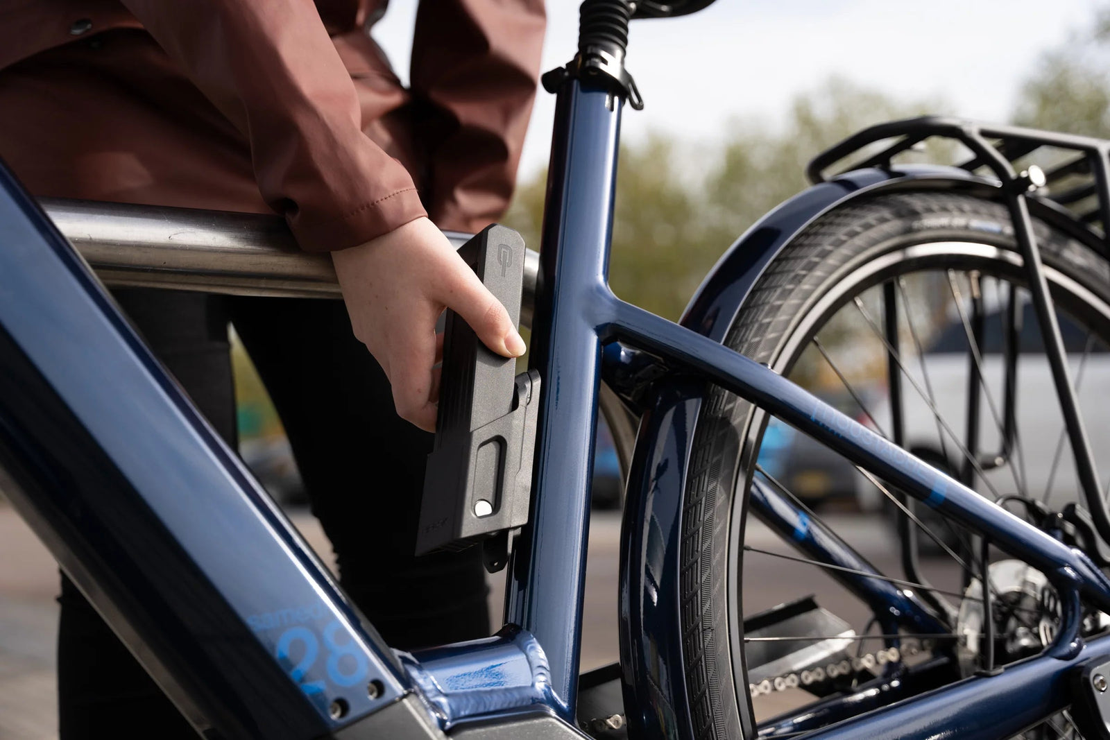 Hiplok Switch Folding Lock With Mounting Bracket LOCKS Melbourne Powered Electric Bikes 