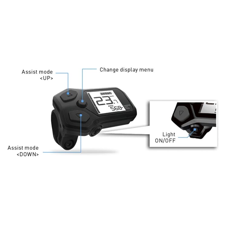 Shimano Sc-e5000 Cycle Computer W/ Assist Switch TOOLS (HOME MAINTAINENCE) Melbourne Powered Electric Bikes 