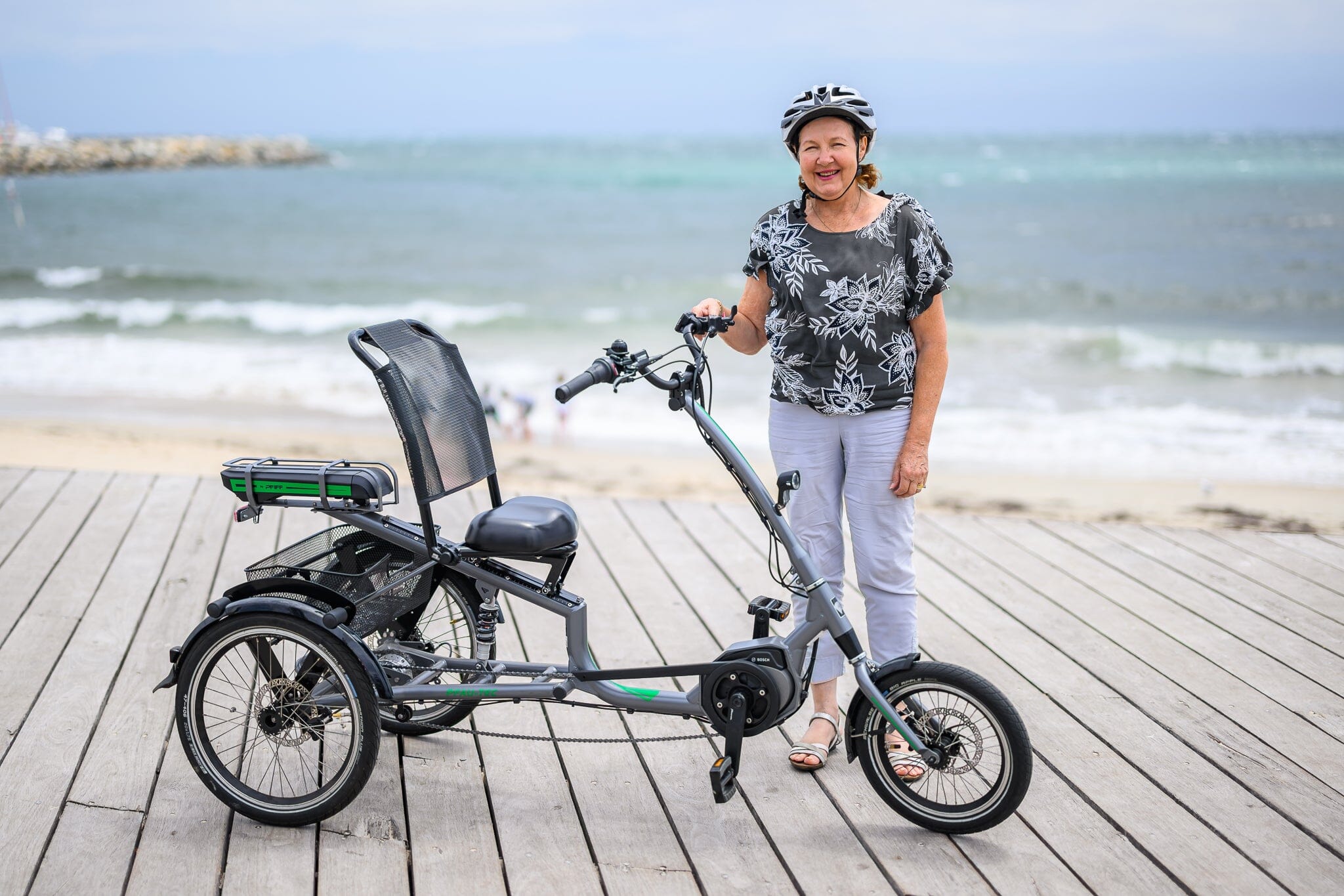 Pfau-tec Scoobo Electric Trike With Bosch Mid-drive Motor ELECTRIC TRIKES Melbourne Powered Electric Bikes 