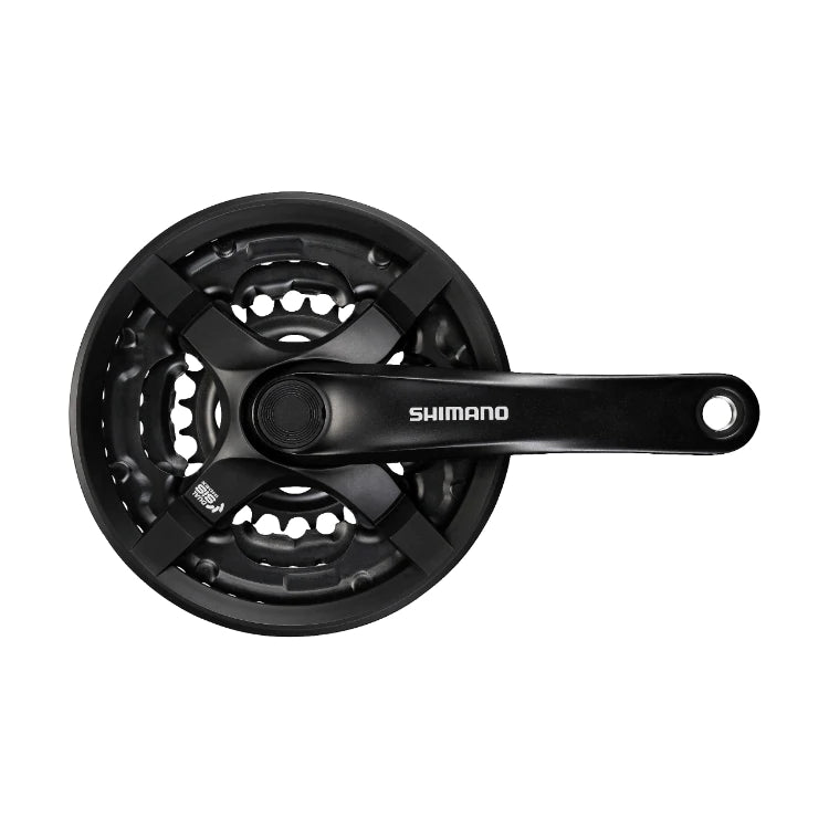 Shimano Fc-ty501 Front Crankset 170mm 48-38-28 Black CRANKS Melbourne Powered Electric Bikes 