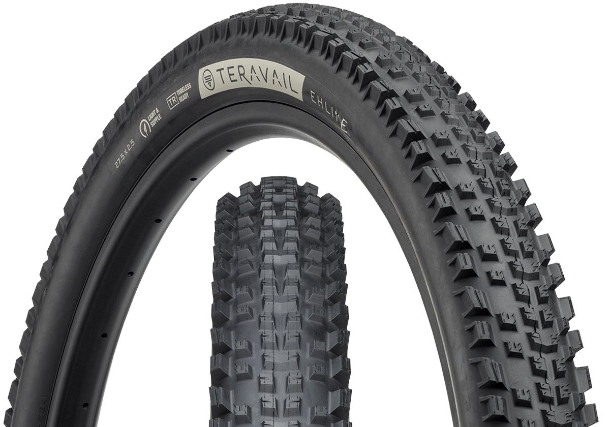 Teravail Ehline Tyre 27.5 X 2.5 Dr Black TYRES Melbourne Powered Electric Bikes & More 