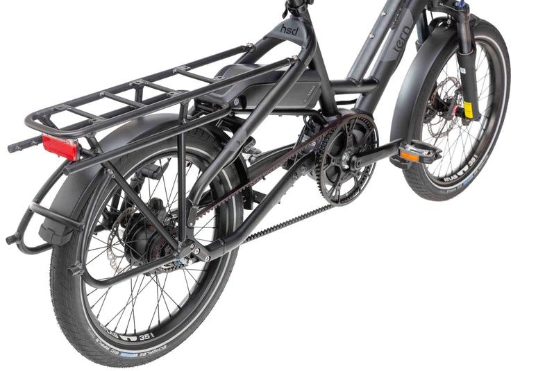 Tern Hsd S8i Matte Black Cargo E-bike CARGO E-BIKES Melbourne Powered Electric Bikes 