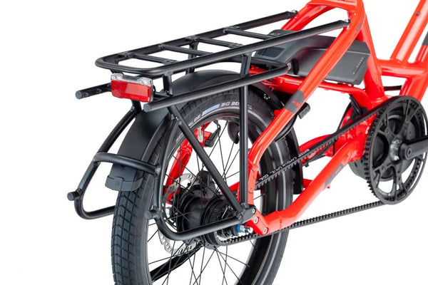 Tern HSD S8i Matte Red/Grey Cargo E-Bike CARGO E-BIKES Melbourne Powered Electric Bikes 