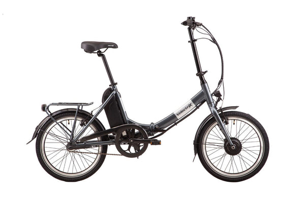 VelectriX Foldaway Electric Folding Bike (2023) FOLDING E-BIKES Melbourne Powered Electric Bikes Grey 