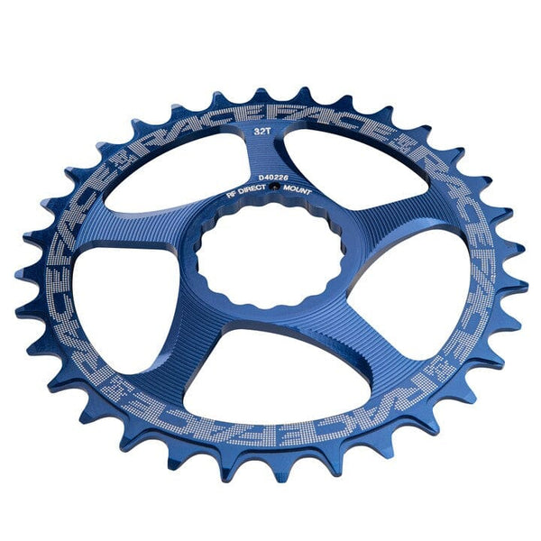 Race Face Cinch Direct Mount Chain Ring Narrow-wide Chainring CHAINRINGS Melbourne Powered Electric Bikes 32T Blue 