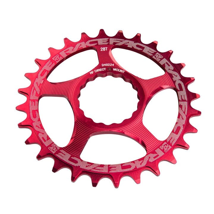 Race Face Cinch Direct Mount Chain Ring Narrow-wide Chainring CHAINRINGS Melbourne Powered Electric Bikes 36T Red 