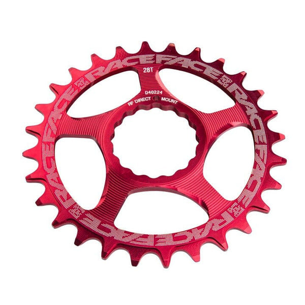 Race Face Cinch Direct Mount Chain Ring Narrow-wide Chainring CHAINRINGS Melbourne Powered Electric Bikes 36T Red 