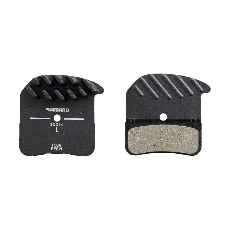 Shimano BR-M820 Resin Pad & Spring H03A With Fin BRAKE PADS Melbourne Powered Electric Bikes 