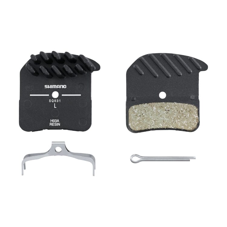 Shimano BR-M820 Resin Pad & Spring H03A With Fin BRAKE PADS Melbourne Powered Electric Bikes 