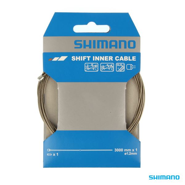 Shimano Shift Cable - Tandem 1.2mm X 3000mm Stainless Melbourne Powered Electric Bikes & More 