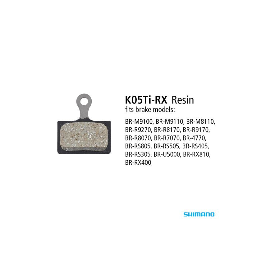 Shimano BR-M9100 Resin Pad & Spring K05TI-RX BRAKE PADS Melbourne Powered Electric Bikes 