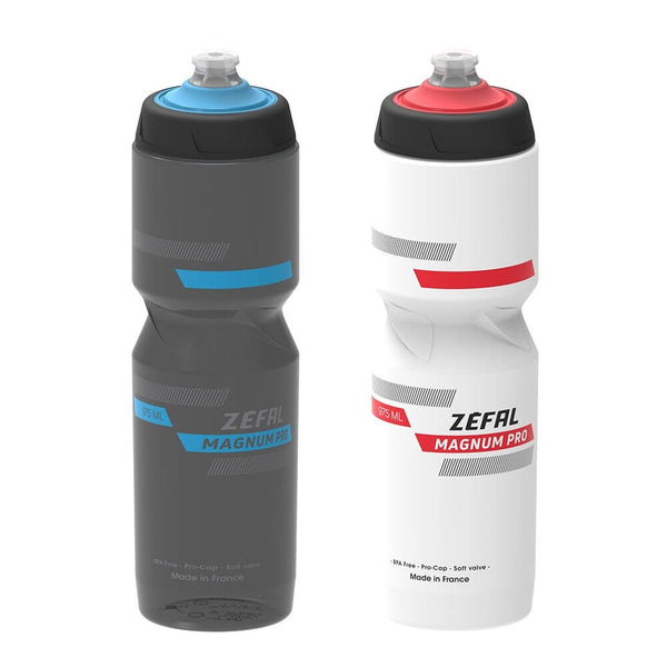 Zefal Magnum Pro Water Bottle 975ml White WATER BOTTLES/CAGES Melbourne Powered Electric Bikes 