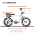 Ampd Bros Ace-x Fat Tyre Electric Bike E-BIKES Melbourne Powered Electric Bikes & More 