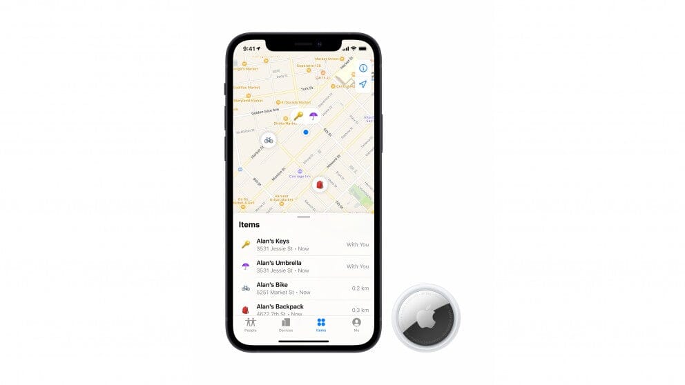 Apple Air Tag 1 Pack LOCKS Melbourne Powered Electric Bikes 