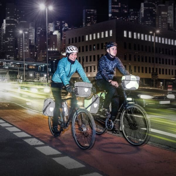 Ortlieb Sport-roller High Visibility Pair F6152 Ql2.1 Black Reflective PANNIERS Melbourne Powered Electric Bikes 
