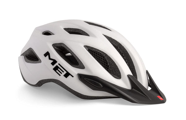 Met Crossover Helmet HELMETS Melbourne Powered Electric Bikes X-Large White 