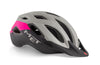 Met Crossover Helmet HELMETS Melbourne Powered Electric Bikes Medium Grey/Pink 