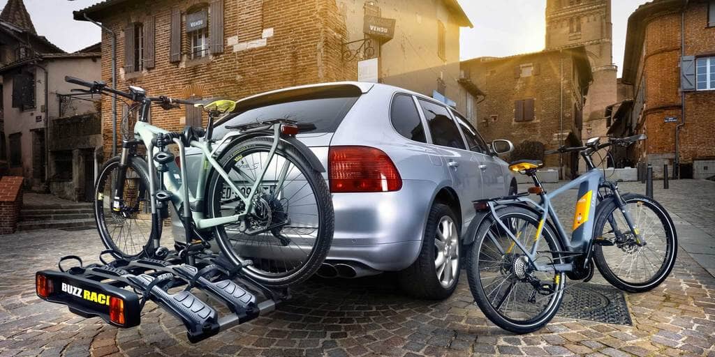 Buzzrack E-hornet 3 Platform Tow Ball Bike Rack CAR RACKS Melbourne Powered Electric Bikes & More 