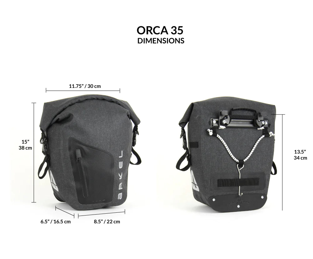 Arkel Orca Panniers PANNIERS Melbourne Powered Electric Bikes 