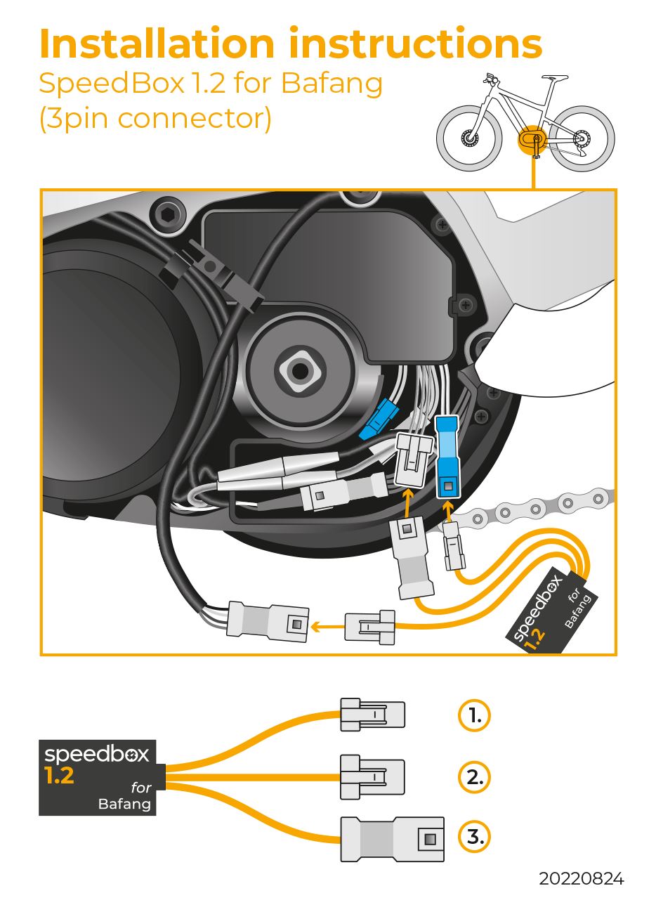 Speedbox 1.2 For Bafang (3 Pin Connector) SPEEDBOX Melbourne Powered Electric Bikes 