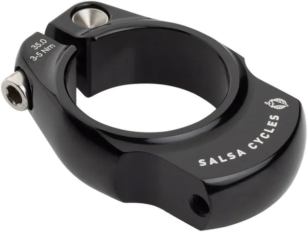 Salsa Rack-lock Seat Collar 35.00mm Black SEAT POST CLAMPS & ACCESSORIES Melbourne Powered Electric Bikes 